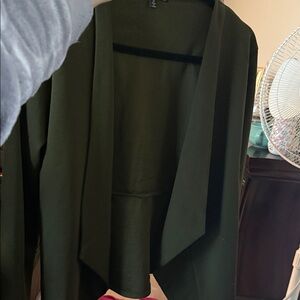 Elegant Dark Green Women's Vest